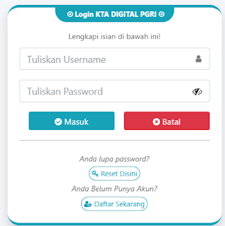 Register PGRI Flores Timur - Persatuan Guru Republik Indonesia Cabang Flores Timur